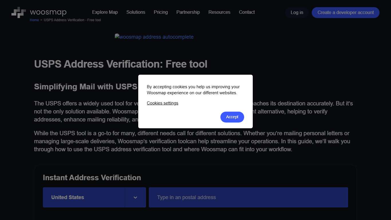 USPS Address Verification - Free tool